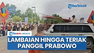 Momen Warga Banjarbaru Sambut Presiden Jelang Peresmian SRT, Anak-anak Teriakkan Nama Prabowo