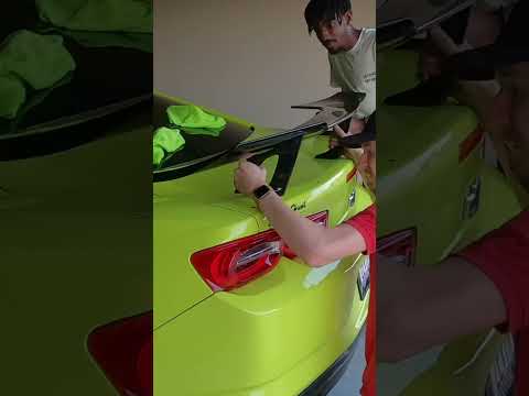 Fitting a ZL1 1LE Wing On My Friend’s 2021 Camaro #shorts #short #youtubeshorts #camaro