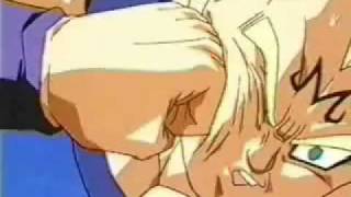 goku vs majin vegeta so far away crossfade