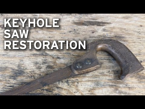 Restoring a Rusty Old Keyhole Saw