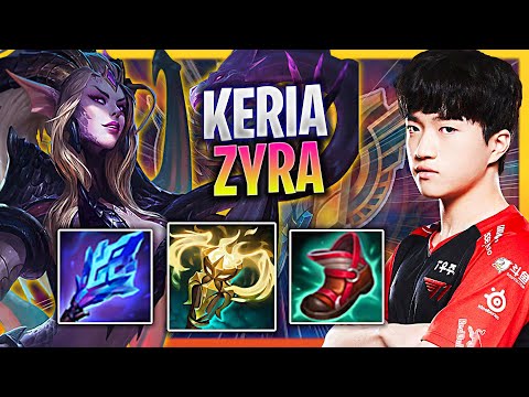 LEARN HOW TO PLAY ZYRA SUPPORT LIKE A PRO! | T1 Keria Plays Zyra Support vs Fiddlesticks!  Season 20