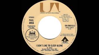 1975 HITS ARCHIVE: I Don’t Like To Sleep Alone - Paul Anka (with Odia Coates) (stereo 45)