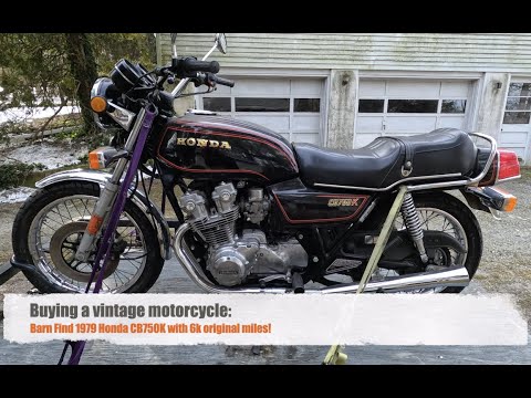 Honda CB750 Restoration - Part 1 - Buying a vintage motorcycle