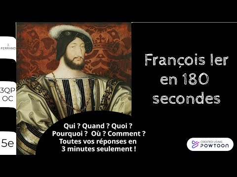 François Ier en 180 secondes