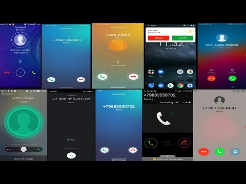 10 phones incoming call/Various ringtones