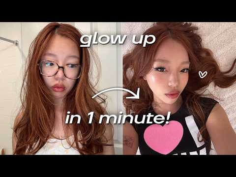 20+ ways to INSTANTLY GLOW UP everyday (takes 1 minute!) 🎀