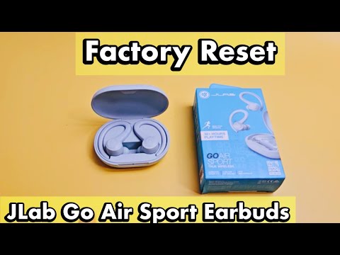 How to Factory Reset : JLab Go Air Sport Earbuds (Fix Problems Pairing, One Side Not Work, etc)