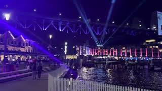 Sydney VIVID Show 2025. シドニー・ハーバー・ブリッジも綺麗に大変身。😍