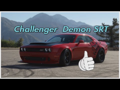 Gran Turismo 7. Dodge Challenger Demon SRT '18, Full Tune and Test.