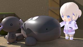 口を開けた推しに大興奮の番長【轟はじめ/ホロライブ切り抜き】【3Dアニメ】