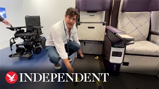 Delta Air Lines unveil plane seat designed for wheelchair users