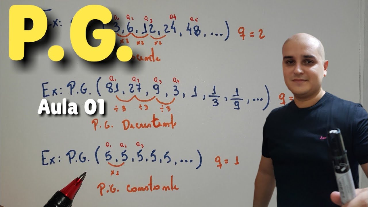01 P.G. Progressão Geométrica: O que uma PG?