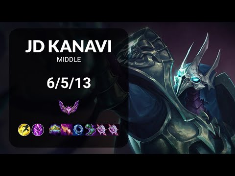 JD Kanavi Azir vs Tristana MIDDLE - KR MASTER Patch 13.13