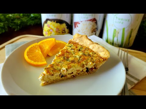 Quiche Lorraine "Easter Pie" Meal in a Jar | Just Add Water | Freeze Dried Ingredients | Thrive Life