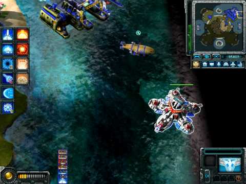 Red Alert 3 Uprising-Kirov vs Gyga Fortress