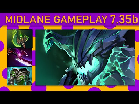 ⭐Emo Outworld Destroyer 20+ Kills! Mid Gameplay 7.35b - Dota 2 Top MMR