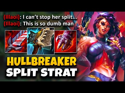 I Built HULLBREAKER On Samira and became an Unstoppable Split Push Machine