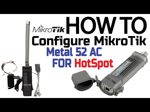 How to configure Mikrotik Metal 52 Ac for Hotspot | Mikrotik Metal 52 Ac AP-bridge Configuration