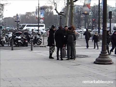 120209 ukiss members on the streets of paris