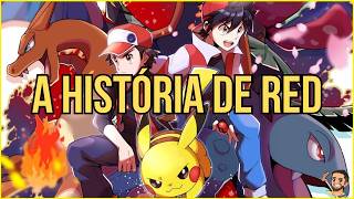 A HISTÓRIA COMPLETA DO LENDÁRIO TREINADOR POKEMON RED EM 9MIN