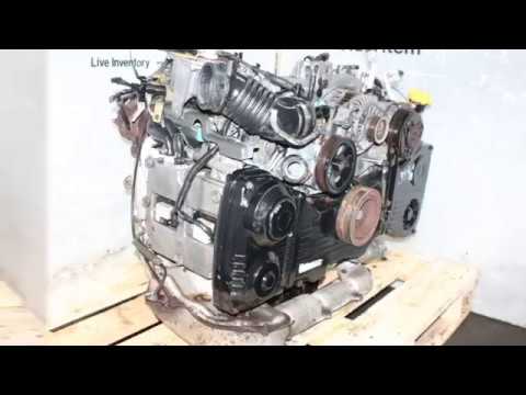 JDM 02-05 SUBARU FORESTER EJ205 2.0L QUAD CAM AVCS TURBO ENGINE IMPREZA WRX EJ20: video still
