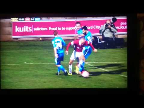 Richie Allen Goal Salford City Fc v Notts County