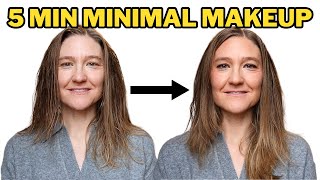 I Minimized My Makeup Routine To 5 Minutes! (5 min beauty routine, 40+)