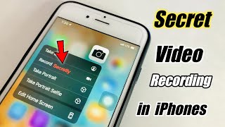 How to Record Videos (secret mode) in any iPhone  (while Screen is Off) 🔥🔥