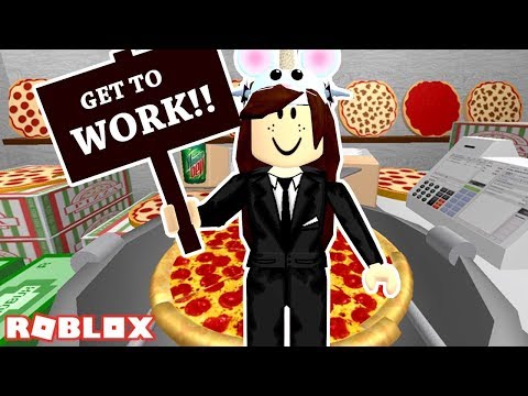 BECOMING A MANAGER! ROBLOX WORK AT A PIZZA PLACE ROLEPLAY