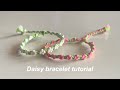 How to make daisy bracelet || yarnivora