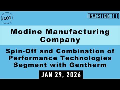 Modine Manufacturing Company Spin Off ...