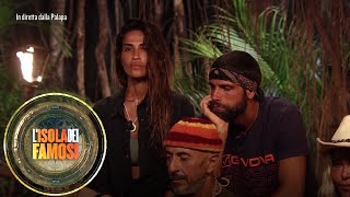 L'Isola dei Famosi - Il confronto tra Francesca Lodo e Gilles Rocca