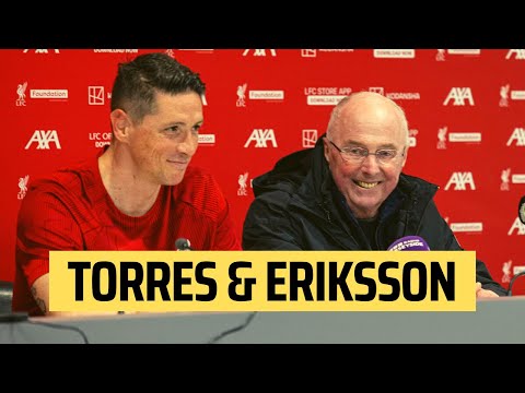 Fernando Torres & Sven-Goran Eriksson |  Liverpool Legends 4-2 Ajax |  Press Conference