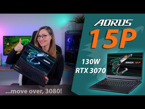 Excellent Laptop for Gaming - Gigabyte Aorus 15P Review (130W RTX 3070, i7-10870H, 32GB, 240Hz IPS)