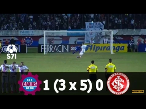 Penaltis-Caxias 1(3)x(5) 0 Internacional semifinal do gauchao 23/04/17