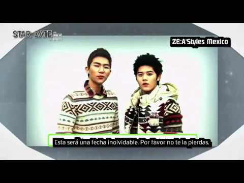 121228 [Star Date with ZE:A in Brazil] Kevin & DongJun SUB ESP