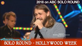 Brandon Elder sings &quot;Home&quot;  Solo Round Hollywood Week American Idol 2018