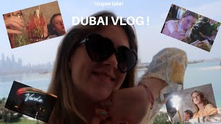 Super late, DUBAI VLOG! ( shopping, food, makeup, dinner)