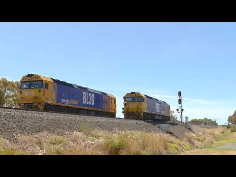 BL Class Locomotives Running Light Engine - PoathTV Australian Trains & Railways