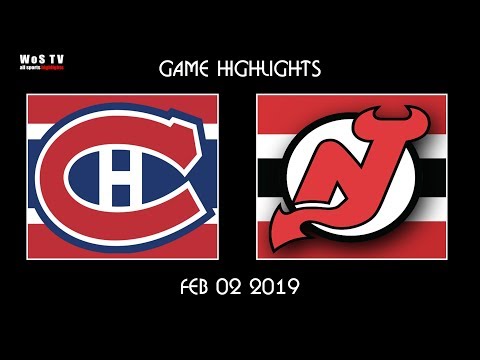 NHL Highlights  New Jersey Devils vs  Montreal Canadiens   Feb  2, 2019