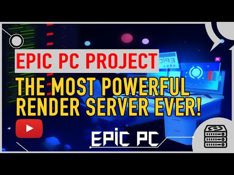 The Most Powerful CPU Render Server Ever! EPYC Milan 7763 64 Core x2