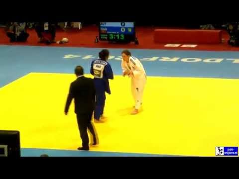 Judo 2014 Grand Prix Dusseldorf: Unterwurzacher (AUT) - Zouak (MAR) [-63kg]