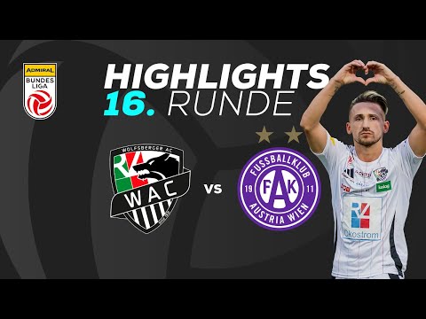 RZ Pellets WAC - FK Austria Wien, Round 16, ADMIRAL Bundesliga 2025/26
