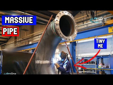 Massive 24" Pipe Positional Weld Biggest Pipe Yet