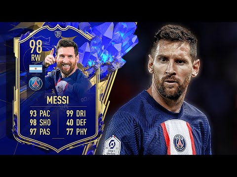 98 TOTY MESSI PLAYER REVIEW FIFA 23