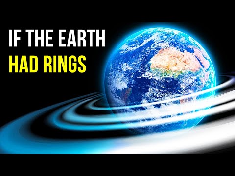 The earth had rings like Saturn