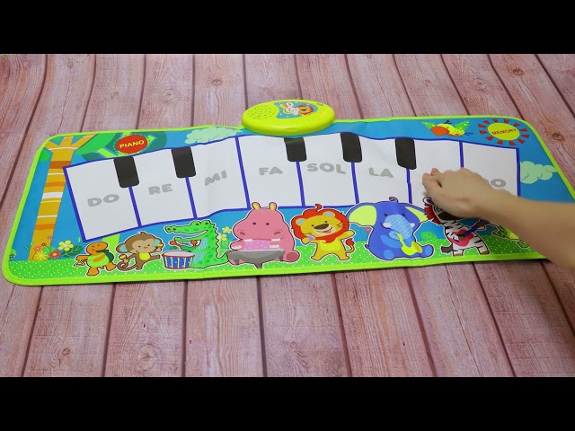 Игра-коврик музыкальный ZIPPY MAT Пианино зоопарк с 3лет - видео