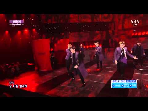 [1080p](Goodbye Stage) 141116 Boyfriend - Witch @ Inkigayo