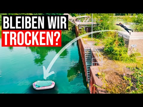 Mit VOLLGAS ins BOOT! | IRRE Stunt-Challenge am Kanal! | Splashdiving in Essen