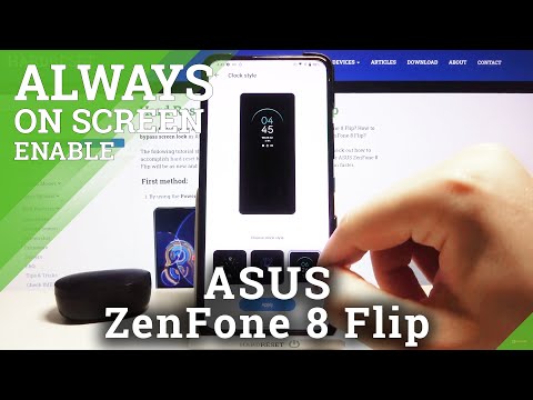 How to Change Always on Display Theme in ASUS ZenFone 8 Flip – Customize Always on Display